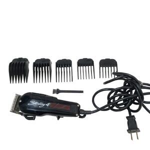 Wahl Sterling 4 Hair Trimmer w 6 Attachments & Cleaning Brush works EXCELLENT!!